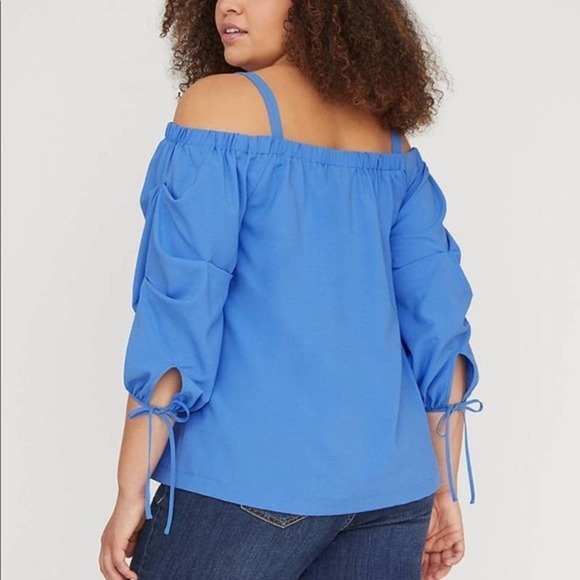 LANE Bryant Off The Shoulder Blouse Plus Size 18/20 - Picture 5 of 13